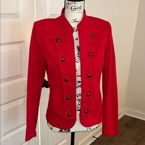 Tommy Hilfiger Women's Vibrant Red Blazer